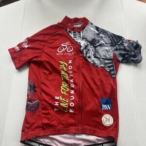Primal “Live For Today Foundation”Cycling Jersey, Men's Medium